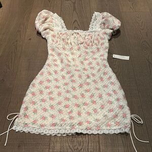 Floral Lace For Love and Lemons mini dress